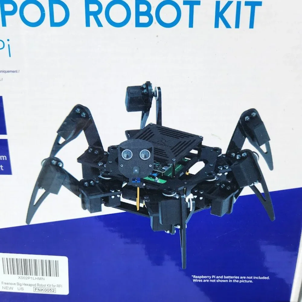 NEW Freenove Hexapod Robot Kit for Robotics Rasberry Pi 5 4 B 3 B+ Zero 2